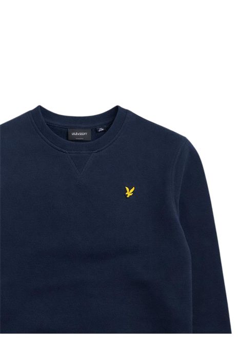 Felpa bambino blu in cotone LYLE & SCOTT | 53429BLU